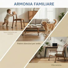 Carica l'immagine nel visualizzatore di Gallery, Feltrini Autoadesivi per Mobili Pesanti – Set da 10 Fogli 20×16 cm Spessore 4 mm – Feltro Nero Ritagliabile, Antiscivolo
