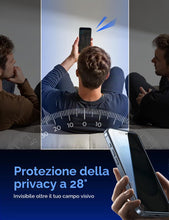 Carica l'immagine nel visualizzatore di Gallery, MAGIC JOHN Privacy Pellicola Protettiva per iPhone 15, Anti-Spy Vetro Temperato Film, Durezza 9H, Rimozione Automatica D