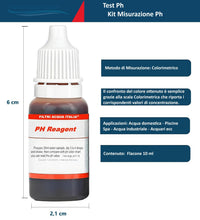 Carica l'immagine nel visualizzatore di Gallery, Test cloro PH Misuratore PH-Cloro Kit Analisi Set 4 Pezzi