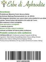 Carica l'immagine nel visualizzatore di Gallery, Erbe Di Aphrodite Integratore Uomo 100% Naturale Con Ginseng, Tribulus Terrestris, Rodiola Rosea, Aglio, Cannella – Form