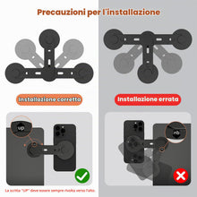 Carica l'immagine nel visualizzatore di Gallery, Supporto Magnetico per Laptop Compatibile con MagSafe iPhone/Samsung, Supporto Laterale per Telefono Pieghevole a 110° e