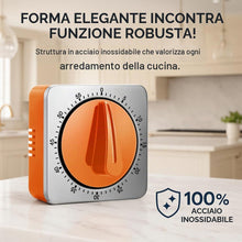 Carica l'immagine nel visualizzatore di Gallery, Kitchen Timers, Timer Da Cucina Con Allarme Forte, Non Richiede Batterie, 100% Meccanico - Retro Magnetico, Squisito Cor