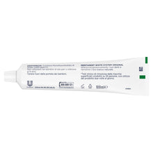 Carica l'immagine nel visualizzatore di Gallery, Mentadent Dentifricio White System Original, Sbiancante, 2x75ml