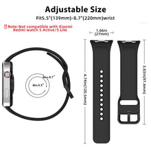 Carica l'immagine nel visualizzatore di Gallery, BDIG Cinturino in Silicone Morbido per Redmi Watch 6 Active/6 Lite/6/5/4