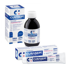Carica l'immagine nel visualizzatore di Gallery, Curasept Kit Igiene Orale Intensiva Clorexidina 0,20% - Collutorio 200 ml + Gel Dentifricio 75 ml - ADS Antiplacca, Senz