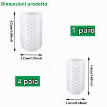 Carica l'immagine nel visualizzatore di Gallery, Protezione alluce,10 Pezzis Protezione Dita Piedi Silicone,Copri Piedi Traspiranti,per Previene la formazione di calli e