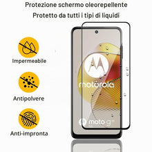 Carica l'immagine nel visualizzatore di Gallery, 3 Pezzi Vetro Temperato Dello Schermo Protector per Motorola Moto G14/G32/G54/G62/G64/G73/G84 6.5" Durezza 9H Anti Graff