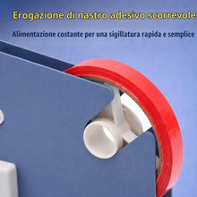 Carica l'immagine nel visualizzatore di Gallery, TOPWAY Sigillatrice a Nastro per Sacchetti di Plastica con 10 Nastri Adesivi da 36m Ciascuno, Dispenser di Nastro Sigill