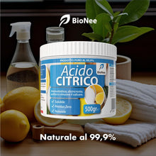 Carica l'immagine nel visualizzatore di Gallery, Acido Citrico Puro | Naturale, Solubile, Residuo Zero | Ammorbidente Lavatrice, Anticalcare Lavastoviglie, Disincrostant