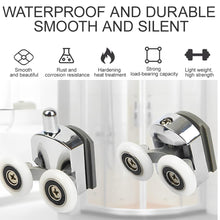Carica l'immagine nel visualizzatore di Gallery, WeddHuis 4 Pezzi Rotelle Box Doccia Doppie 23 Mm, Resistenti E Silenziose, Per Porte In Vetro 3-6 Mm