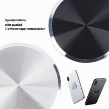 Carica l'immagine nel visualizzatore di Gallery, Confezione 4Pcs Sottili Metallo per Supporto Magnetico, Adesivo Porta Cellulare/Supporto Telefono