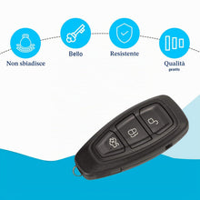 Carica l'immagine nel visualizzatore di Gallery, Cover chiave compatibile per Ford Focus Fiesta C-Max 2 Kuga 2 S-Max 2 Mondeo 4 B-Max Ecosport Galaxy 2 - Chiave intellig