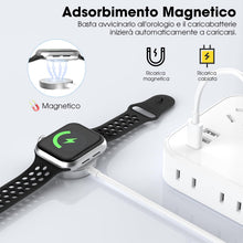 Carica l'immagine nel visualizzatore di Gallery, Caricatore Per Apple Watch，Cavo USB-C Magnetico da 1M Per Carica Rapida