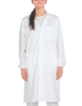 Carica l'immagine nel visualizzatore di Gallery, Camice Bianco da Laboratorio Medico - Camice Grigio Blu Bianco da Lavoro Uomo Donna Grembiule Giacca