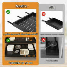Carica l'immagine nel visualizzatore di Gallery, Cozary Cassetto Estraibile Cucina, Cassetto Telescopico 32-52cm, Armadio