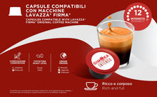 Carica l'immagine nel visualizzatore di Gallery, Gimoka - Gusto Intenso – 50 capsule compatibili con macchina Lavazza Firma – Intensità 12 – Made in Italy