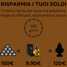 Carica l'immagine nel visualizzatore di Gallery, Profumo per Auto VANILLA TOBACCO - Deodorante per Interni, Neutralizza Odori, Accessori Auto - 60ml