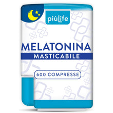 Carica l'immagine nel visualizzatore di Gallery, Melatonina Per Dormire Meglio 1 mg PiùLife, 600 Mini Compresse