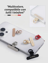Carica l'immagine nel visualizzatore di Gallery, Toppa Per Cordino Cellulare Metallo, Toppa In Metallo, Toppa Universale Per Cordino Per Cellulare Senza Adesivo, Ricambi