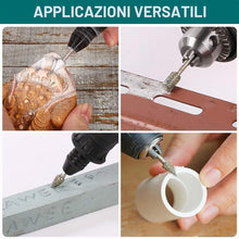 Carica l'immagine nel visualizzatore di Gallery, 20 Pezzi Frese Diamantate per Dremel, Set di Frese Diamantate con Gambo da 3 mm per Pietra Intaglio fai da te, Rettifica