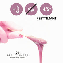 Carica l'immagine nel visualizzatore di Gallery, Cera depilatoria per microonde - morbida e cremosa - per pelli sensibili - efficace su peli molto corti - uso viso e cor