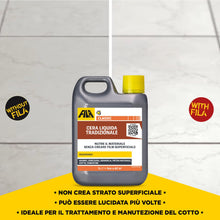 Carica l'immagine nel visualizzatore di Gallery, FILA Surface Care Solutions Cera per Cotto, Marmo, Veneziana, graniglia e Pietra Naturale. Dona alla Superficie Un Piace