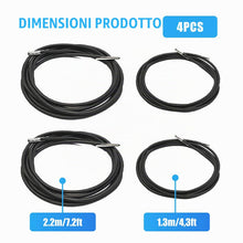 Carica l'immagine nel visualizzatore di Gallery, corda elastica per sdraio Universale 4 pezzi (2x2,2m+2x1,4m) per zero gravity pieghevole sdraio da giardino, La corda co