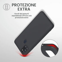 Carica l'immagine nel visualizzatore di Gallery, kwmobile Custodia Compatibile con Samsung Galaxy A21s Cover - Back Case per Smartphone in Silicone TPU - Protezione Gomm