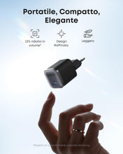 Carica l'immagine nel visualizzatore di Gallery, Anker Nano 45W caricatore USB C compatto e pieghevole