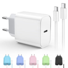 Carica l'immagine nel visualizzatore di Gallery, 25W Caricatore USB C con 2M Cavo, Rapido Presa USB C Caricabatterie for iPhone 17/17 Pro/17 Pro Max/Air/16 15 Series, iP