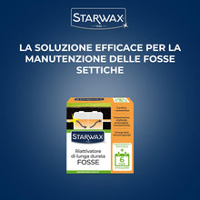 Carica l'immagine nel visualizzatore di Gallery, STARWAX Riattivatore lunga durata per fosse settiche 500g