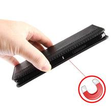 Carica l'immagine nel visualizzatore di Gallery, Portafoglio Custodia Cover per Oppo A58 4G, Cover Biglietti Visita Pelle Retro con Chiusura Magnetica Premium Pu Flip. N