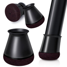 Carica l'immagine nel visualizzatore di Gallery, OCONDA 24 Pezzi Gommini per Sedie Rotondi Silicone，Nero Fit:14-20mm