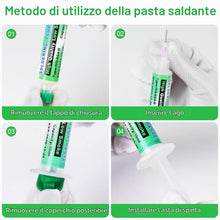 Carica l'immagine nel visualizzatore di Gallery, Flintronic Pasta Per Saldature, Flusso Di Pasta senza Piombo, 1pz（10ml）