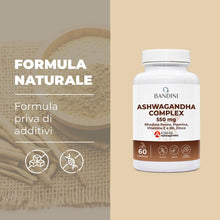 Carica l'immagine nel visualizzatore di Gallery, Bandini® Ashwagandha Complex KSM-66® Forte - Withania Somnifera Alta dose