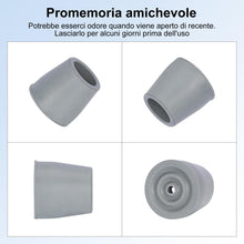 Carica l'immagine nel visualizzatore di Gallery, supregear Walker Tips, 4 Pezzi Puntali di Ricambio Universali per Deambulatori con Albero da 28 mm Accessorio per Deambu