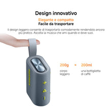 Carica l'immagine nel visualizzatore di Gallery, XIAOMI Sound Pocket Cassa Bluetooth Portatile 5W, Design Mini Compatto, 10 Ore di Autonomia, IP67 Waterproof, TWS Pairin