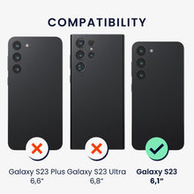 Carica l'immagine nel visualizzatore di Gallery, kwmobile Custodia Compatibile con Samsung Galaxy S23 Cover - Back Case per Smartphone in Silicone TPU - Protezione Gomma