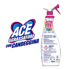 Carica l'immagine nel visualizzatore di Gallery, ACE Spray Sgrassatore con Candeggina, Rosa e Lavanda, 2 flaconi da 600 mL