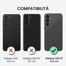 Carica l'immagine nel visualizzatore di Gallery, kwmobile Custodia Compatibile con Samsung Galaxy S23 FE Cover - Back Case per Smartphone in Silicone TPU - Protezione Go