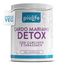 Carica l'immagine nel visualizzatore di Gallery, Cardo Mariano Tarassaco e Carciofo PiùLife 400 mg Silimarina - 180 Capsule