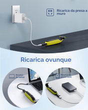 Carica l'immagine nel visualizzatore di Gallery, 5V Adattatore convertitore caricabatteria per rasoio di tipo C per OneBlade QP1924/QP2724/QP2834/QP4530/MG Series c, ada