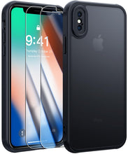 Carica l'immagine nel visualizzatore di Gallery, FLLAO Opaca Cover for iPhone XS/X con 2 Tempered Glass
