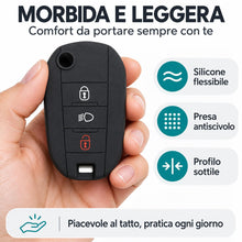 Carica l'immagine nel visualizzatore di Gallery, Cover Chiave Auto in Silicone Telecomani Compatibile con Citroen Cactus C3 C4 C5 C6 C8 DS3 DS4 DS5 Picasso Xsara Peugeot