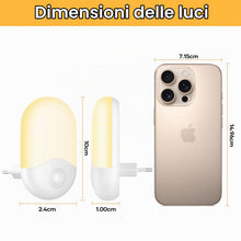 Carica l'immagine nel visualizzatore di Gallery, Luce Notturna per Bambini con Sensore Crepuscolare [2 Pezzi], AUTO ON/OFF