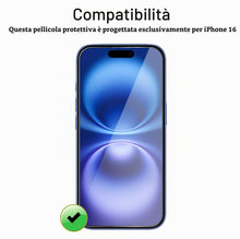 Carica l'immagine nel visualizzatore di Gallery, Vetro Temperato per iPhone 16 [2 Pezzi] Vetrino Protettivo Pellicola Protezione Schermo