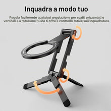 Carica l'immagine nel visualizzatore di Gallery, ULANZI MA60 Treppiede magnetico per telefono nero