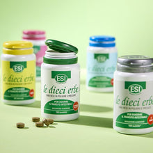 Carica l'immagine nel visualizzatore di Gallery, ESI - Le Dieci Erbe, Integratore Alimentare Vegetale con Tarassaco, Lassativo Naturale Contro Stitichezza, Costipazione 