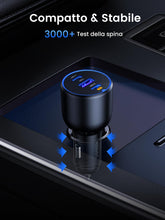 Carica l'immagine nel visualizzatore di Gallery, UGREEN 130W Caricatore Auto USB C 3 Porte Accendisigari USB C 100W