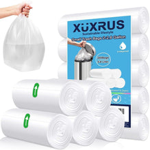 Carica l'immagine nel visualizzatore di Gallery, XUXRUS Sacchetti Bagno Piccoli 5L, Sacchetti Spazzatura Bianchi, 200 Pezzi
